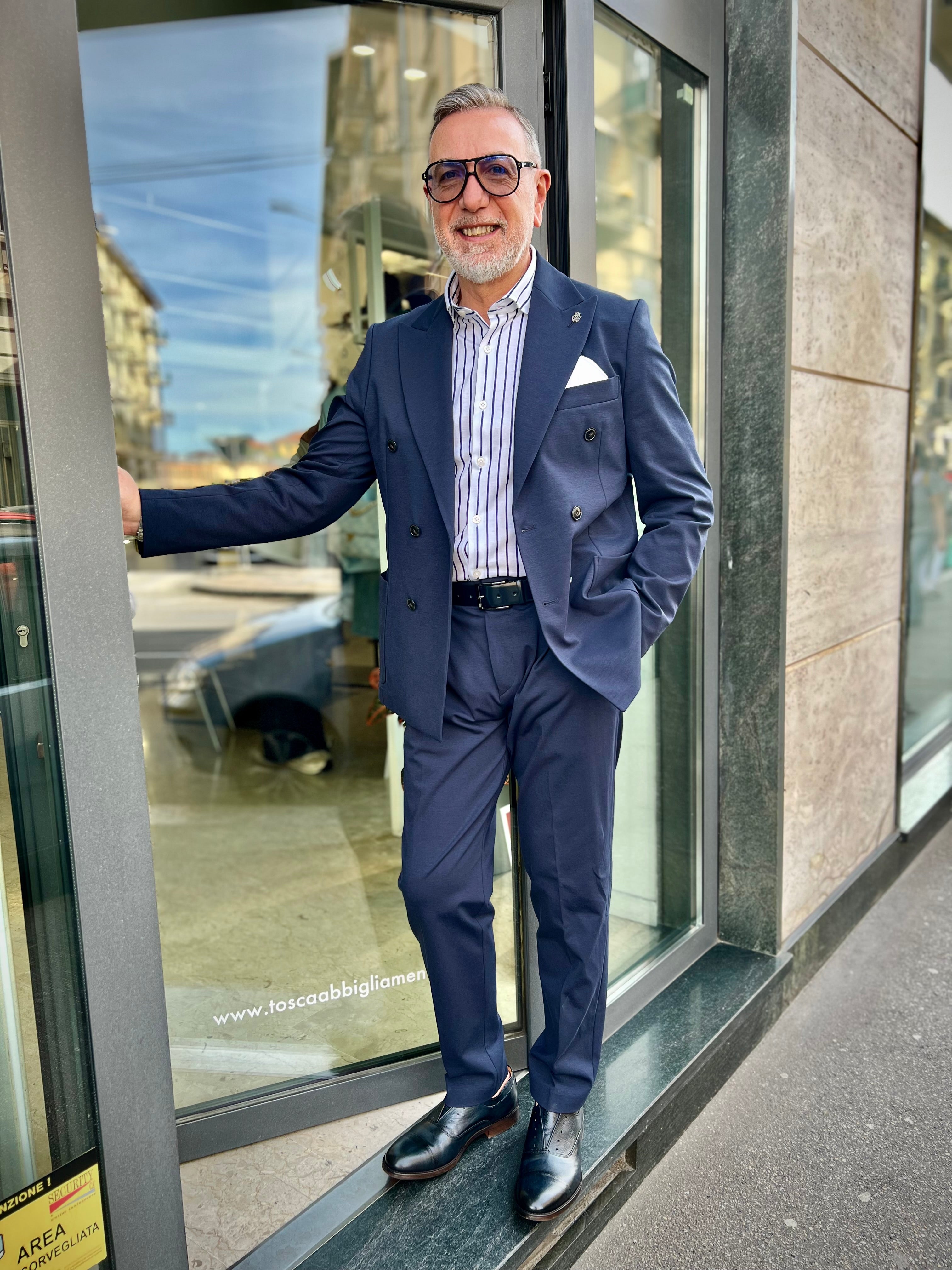 Pantaloni con pinces Alessandrini
