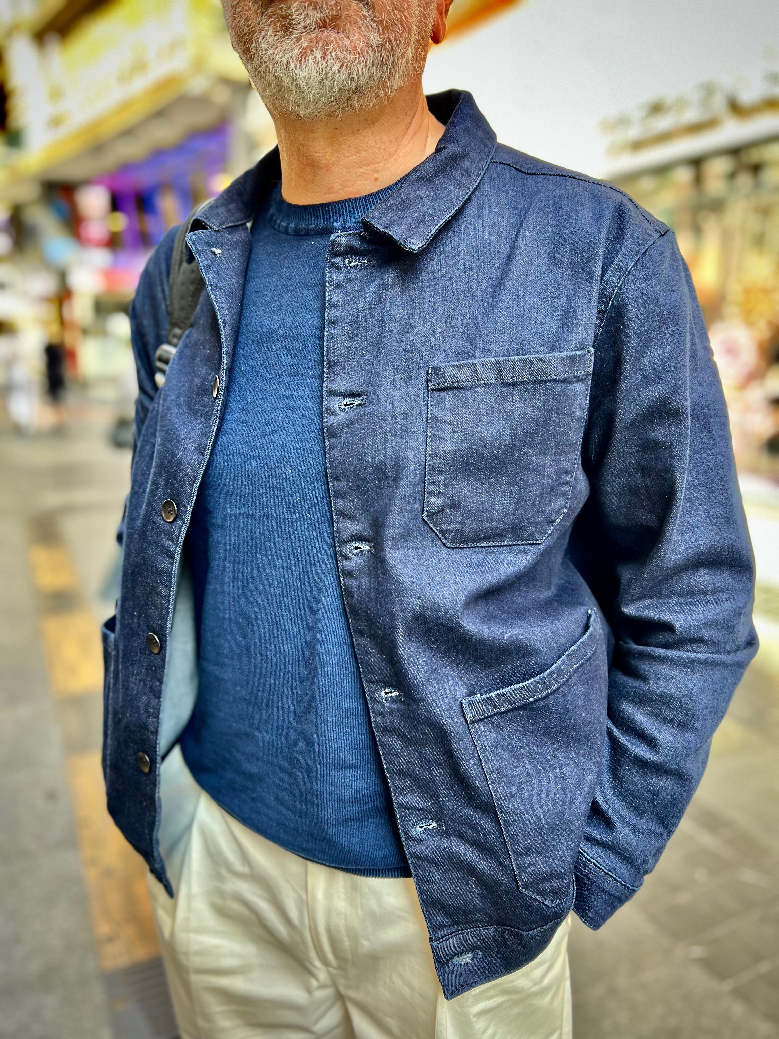 Denim overshirt Philip Atpco