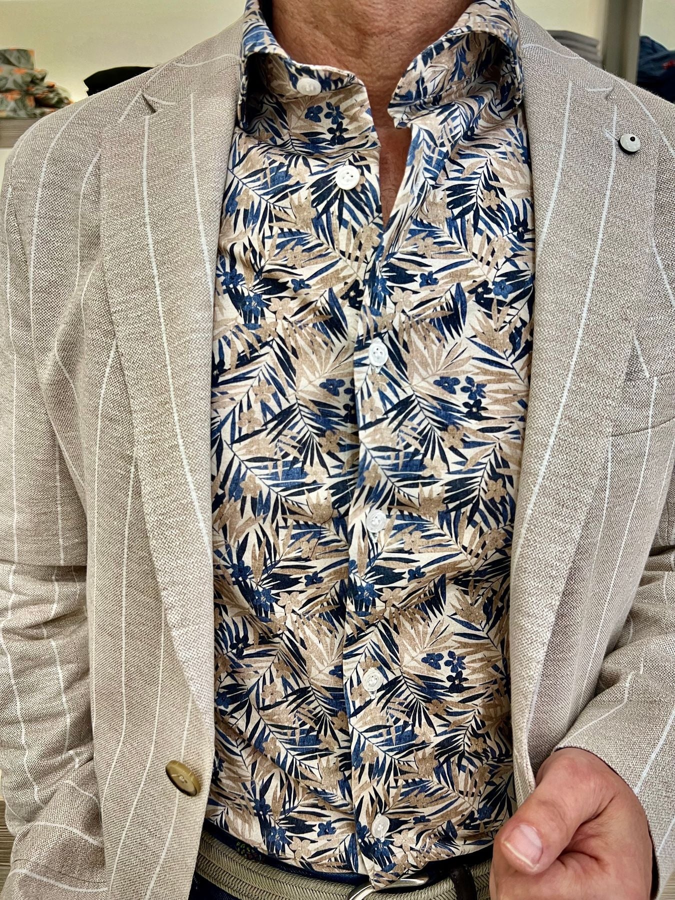 Camicia Bi-elasticizzata Sonrisa