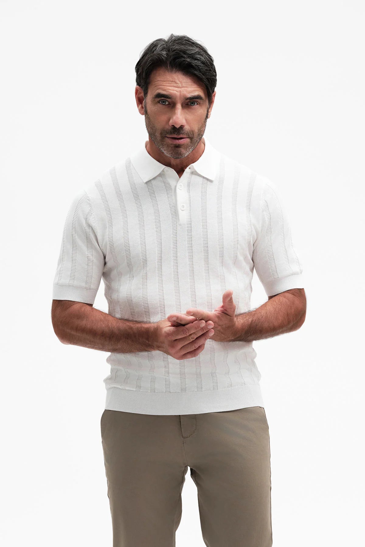 White Wise POLO COSTA PIATTA COTONE GG14 - WU31084