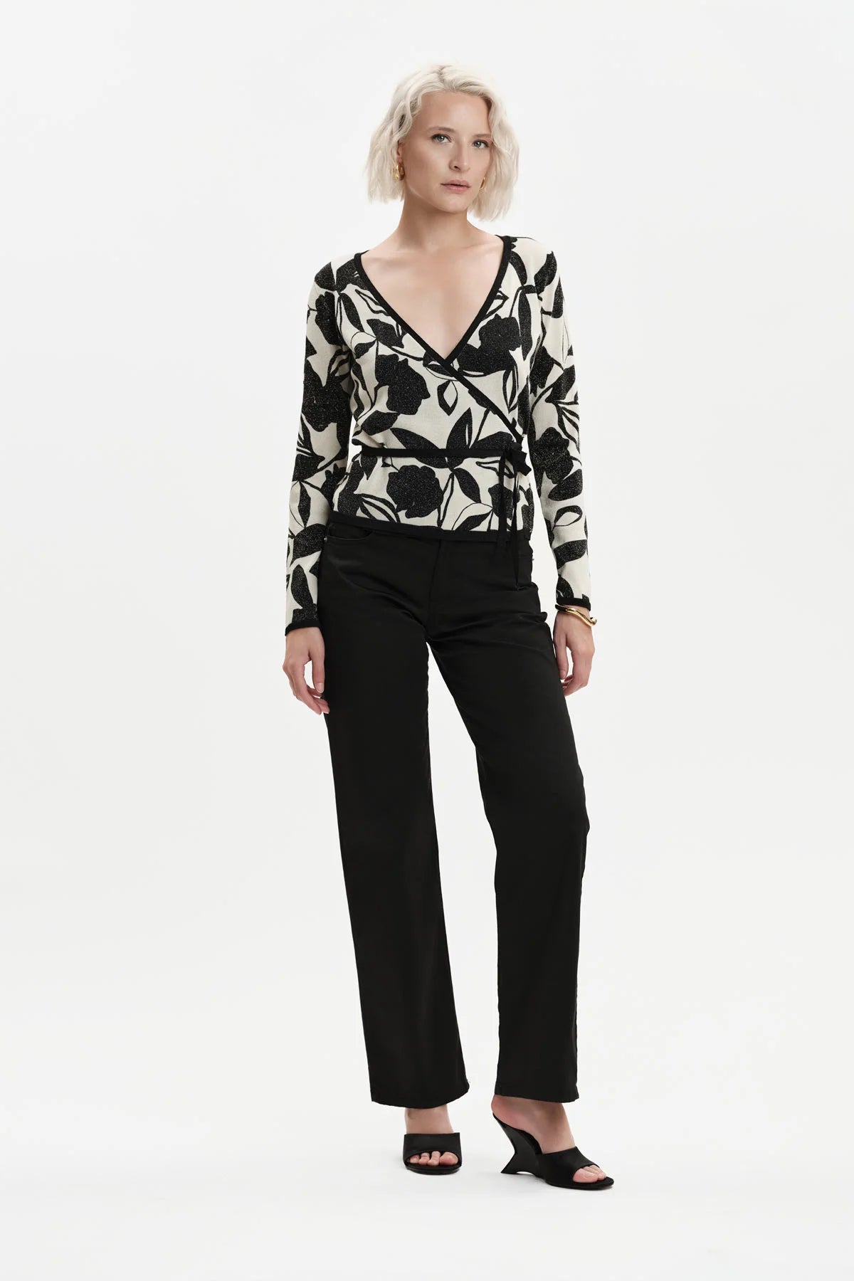 White Wise CARDIGAN FANTASIA CON INCROCIO - WW31093