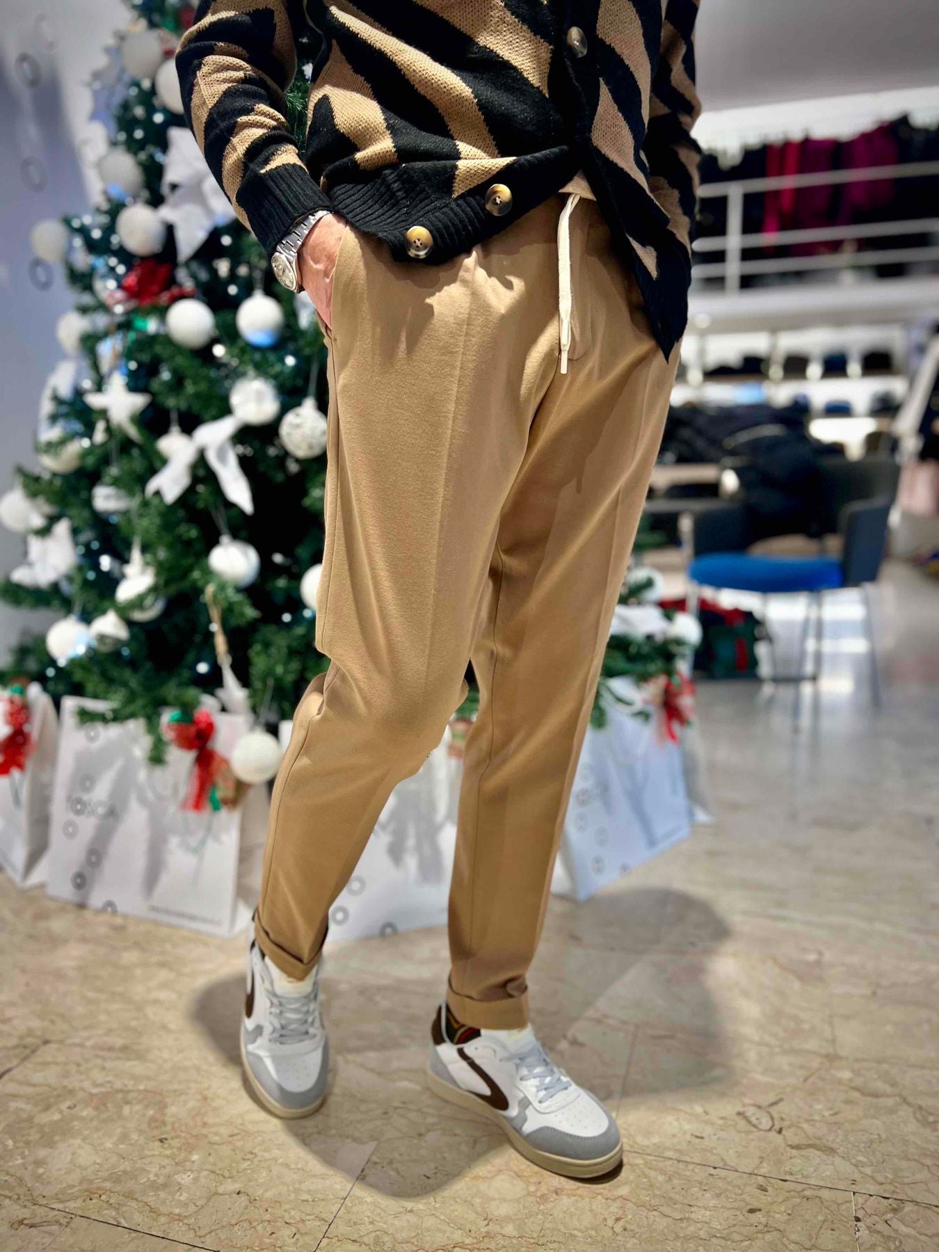 Pantaloni Outfit Cammello