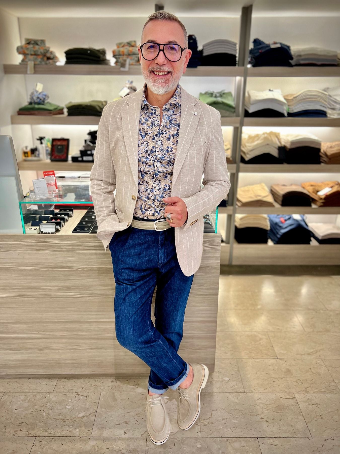 Pantaloni Denim Alessandrini