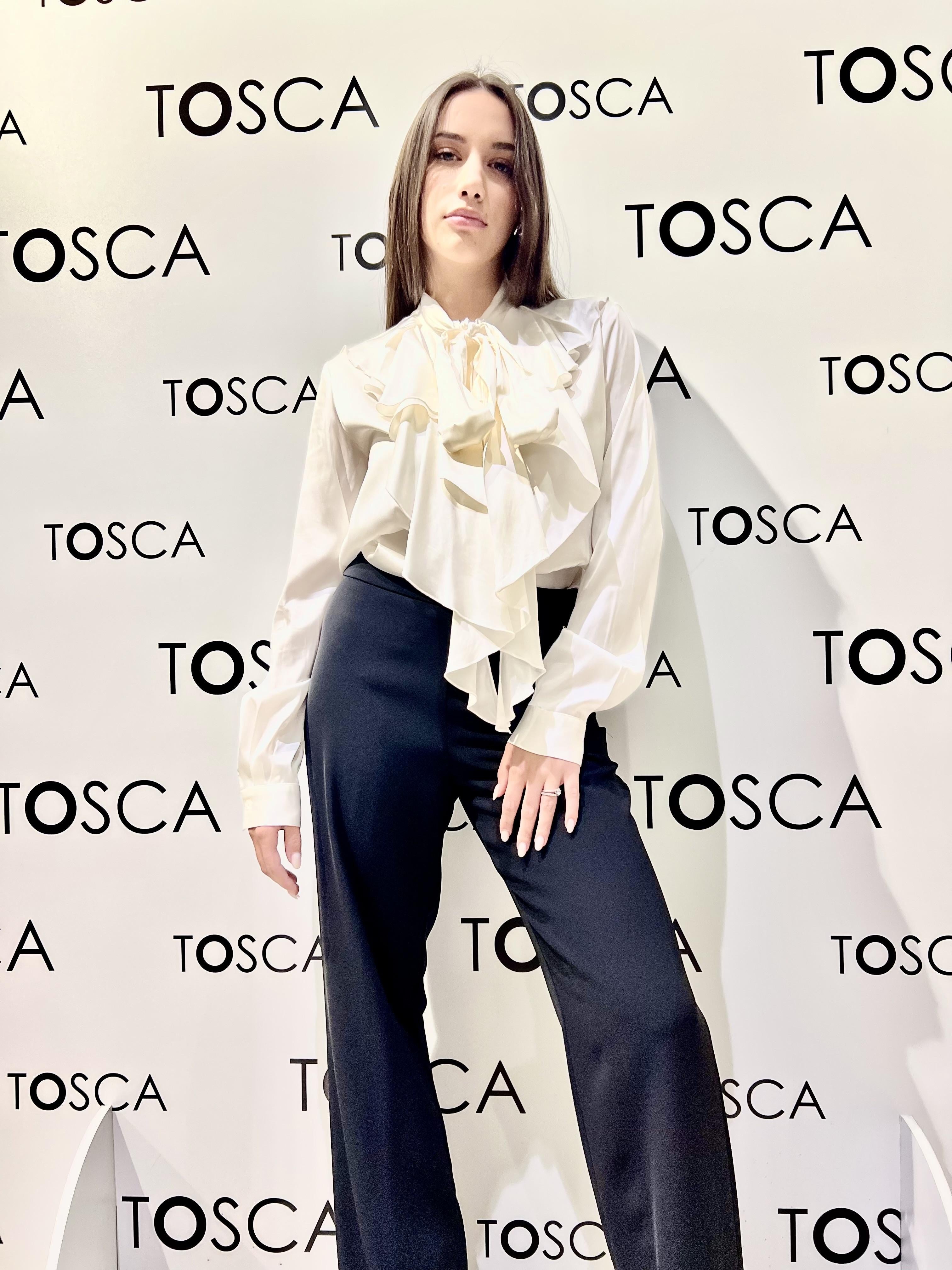 camicia con fiocco souvenir W38S0455-FOSCAAVORIO SOUVENIR