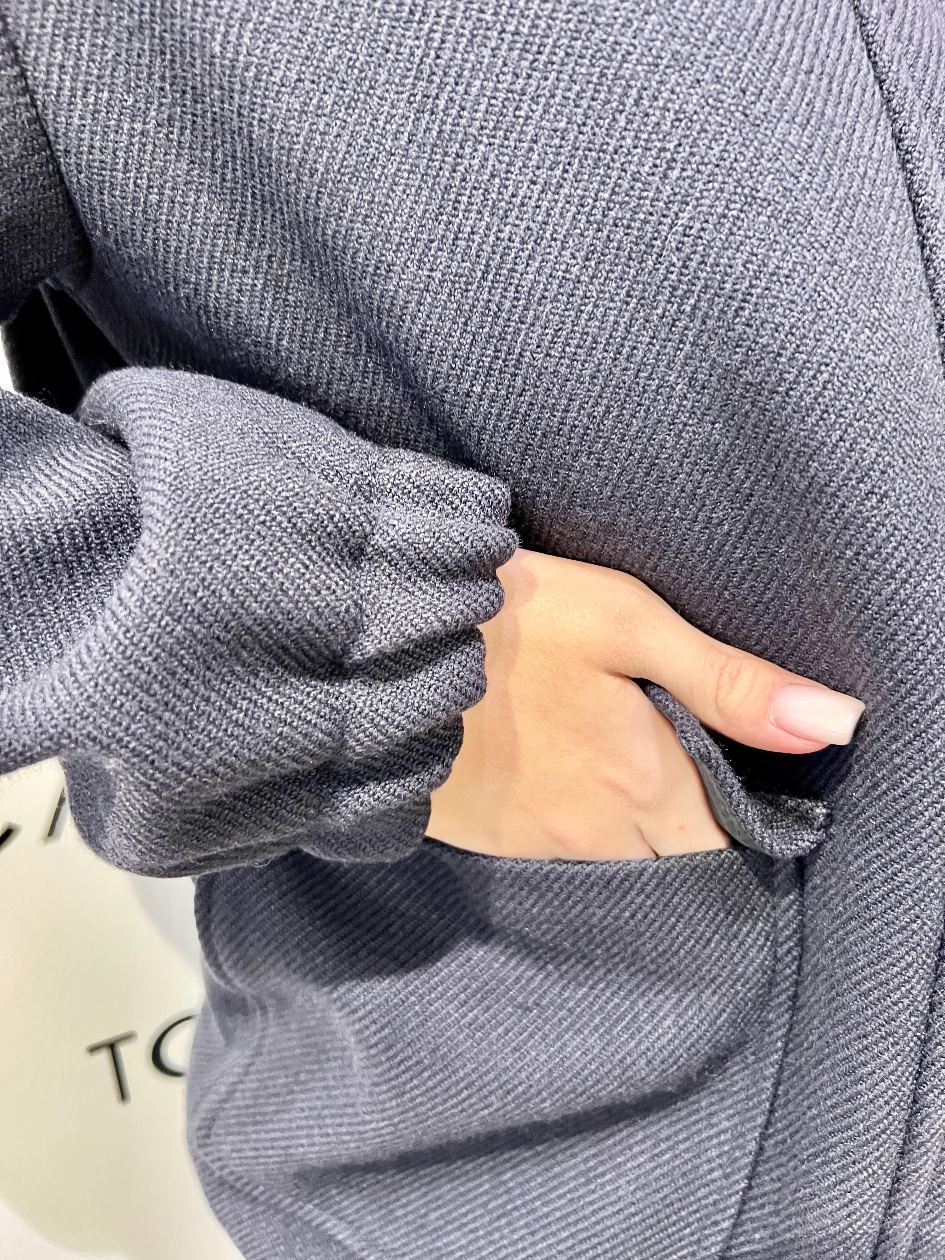 giaccone blu ferrone S95YBFCEDROBLU FERRONE