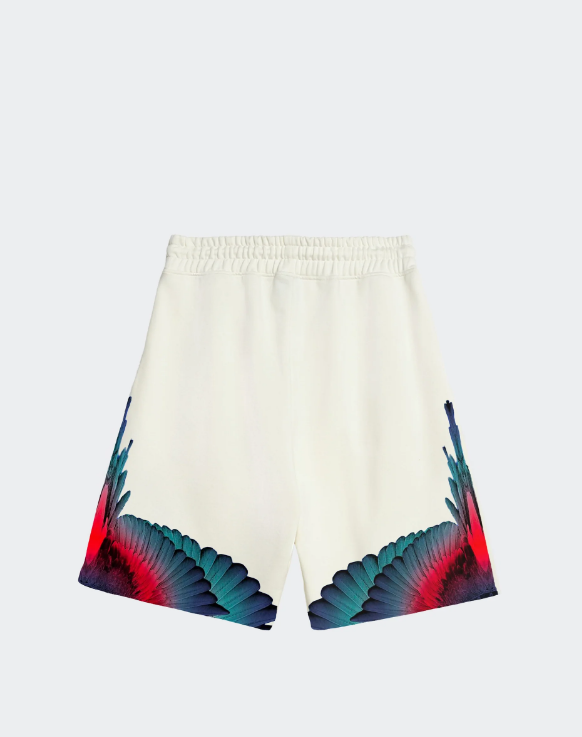 bermuda con stampa ali county of milan 6SCMMABE027OFF WHITE COUNTY OF MILAN MARCELO BURLON