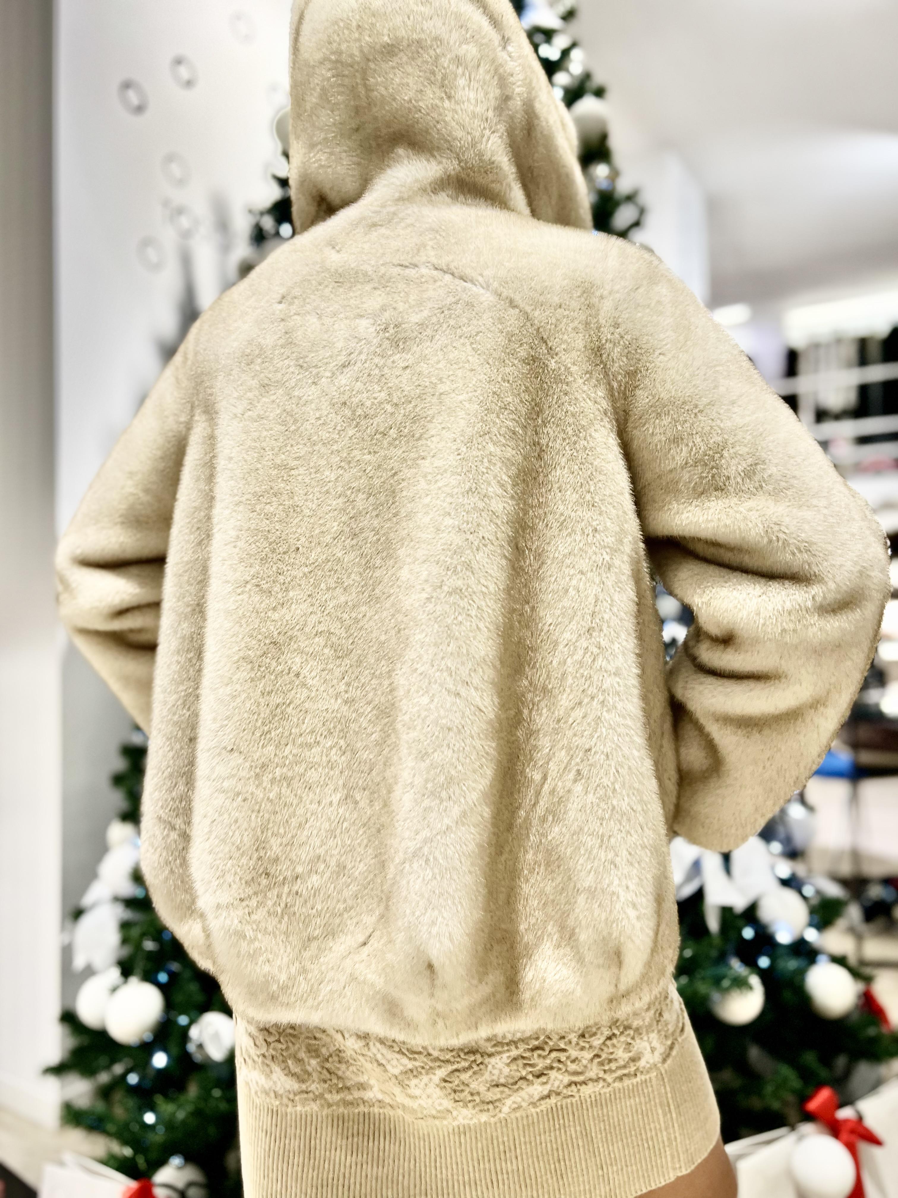 ecopelliccia corta S106YBFICALANA FERRONE