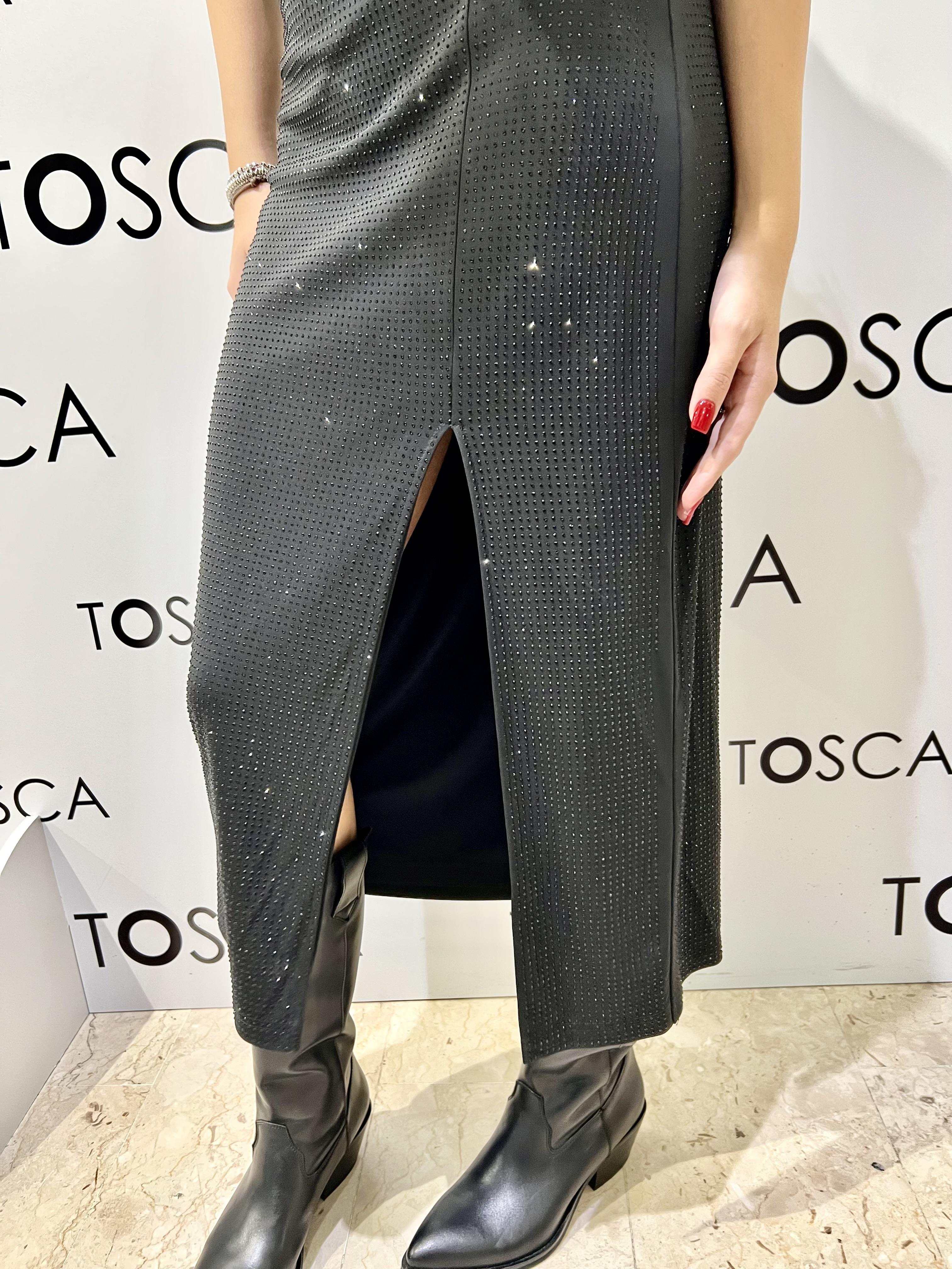 abito con strass silvian heach GPA25003VENERO SILVIAN HEACH