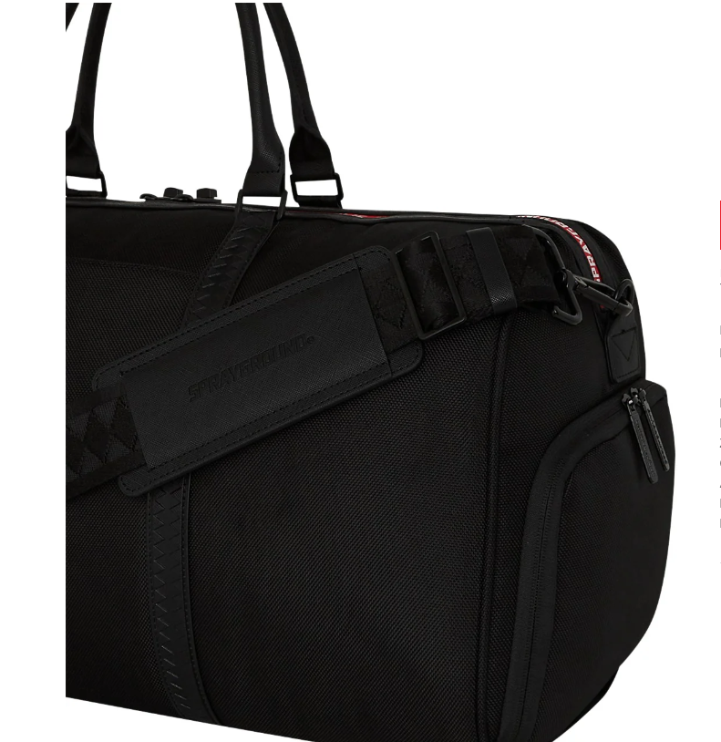 borsone sprayground printed zipper shark duffle 910D7880NSZNERO SPRAYGROUND