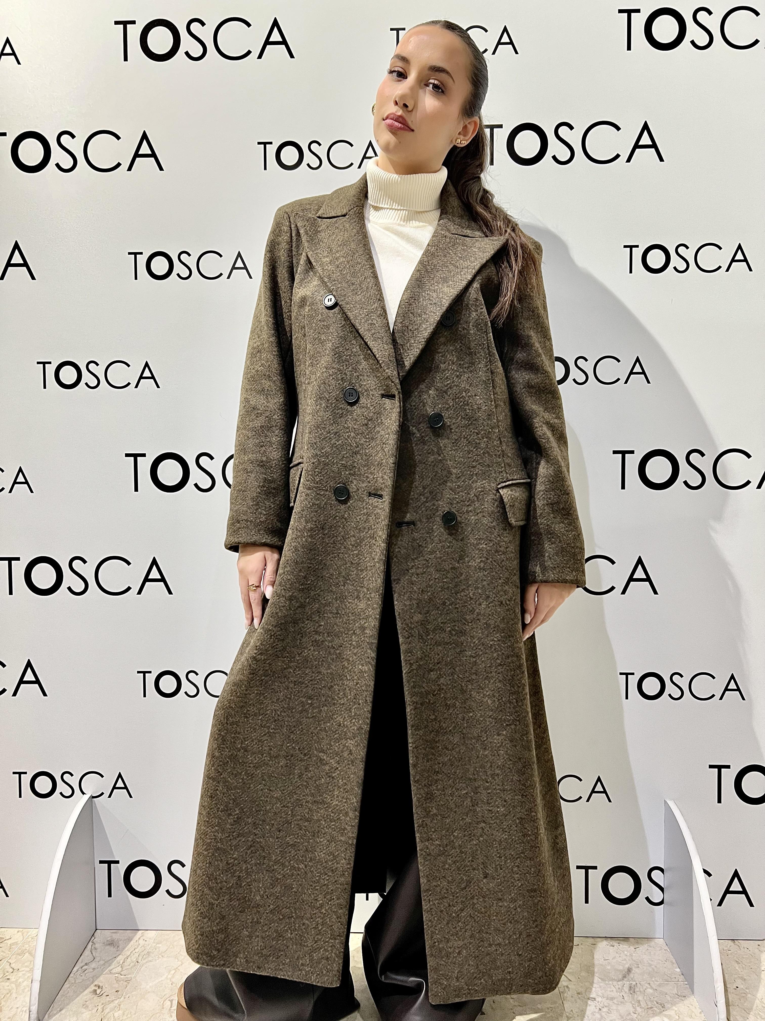 cappotto doppiopetto lungo silvian heach GPA25010CPMARRONE SILVIAN HEACH