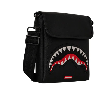 tracolla sprayground fly knit mouth messenger sling 910B8026NSZNERO SPRAYGROUND