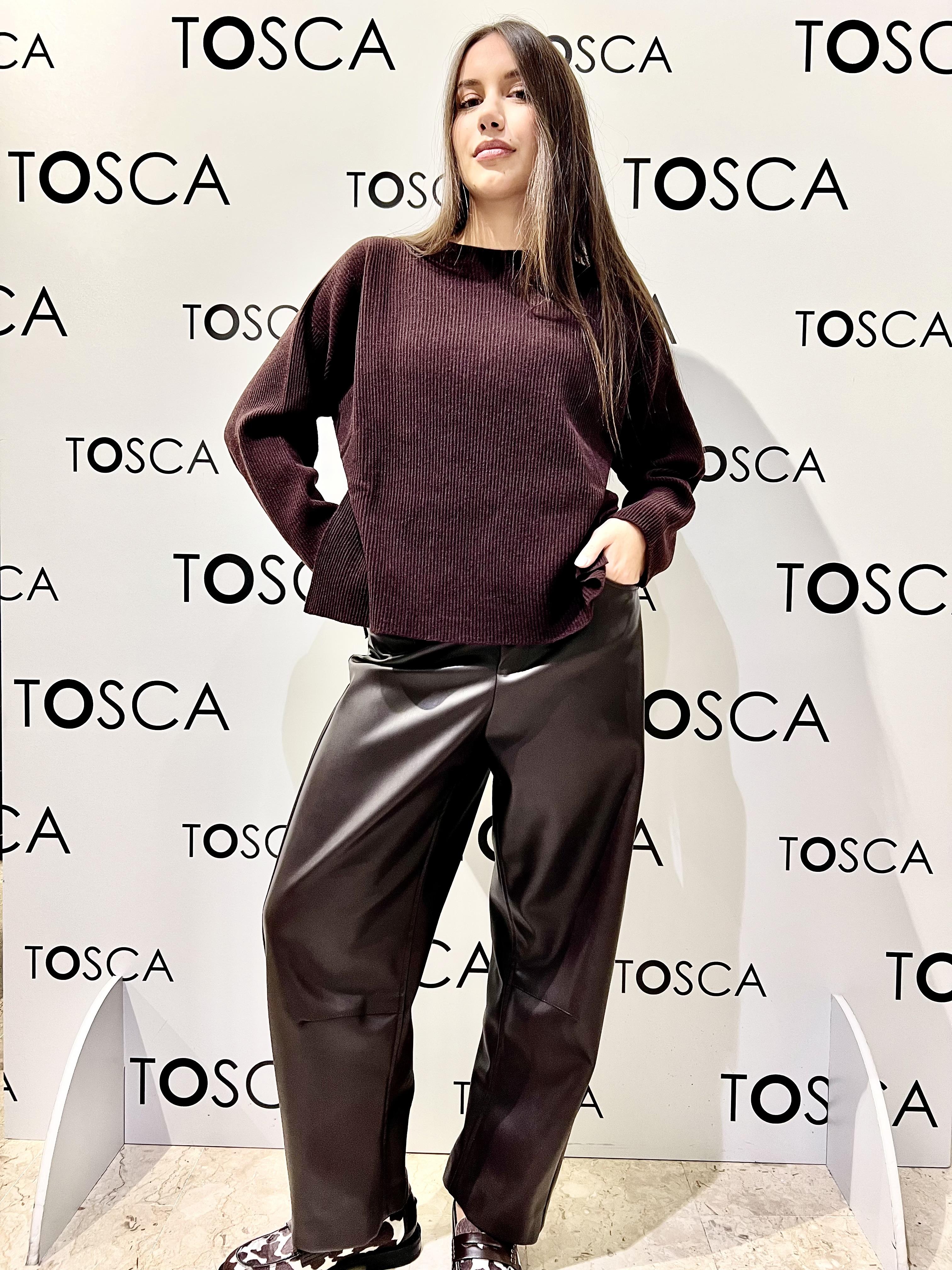 girocollo coste spacchi 3M0877CMOGANO KONTATTO