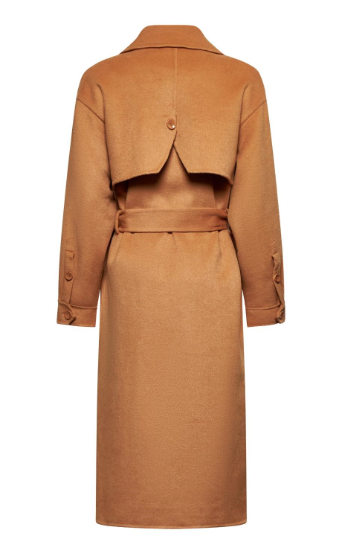 trench coat con patta e cintura silvian heach GPA25162CPCAMMELLO SILVIAN HEACH