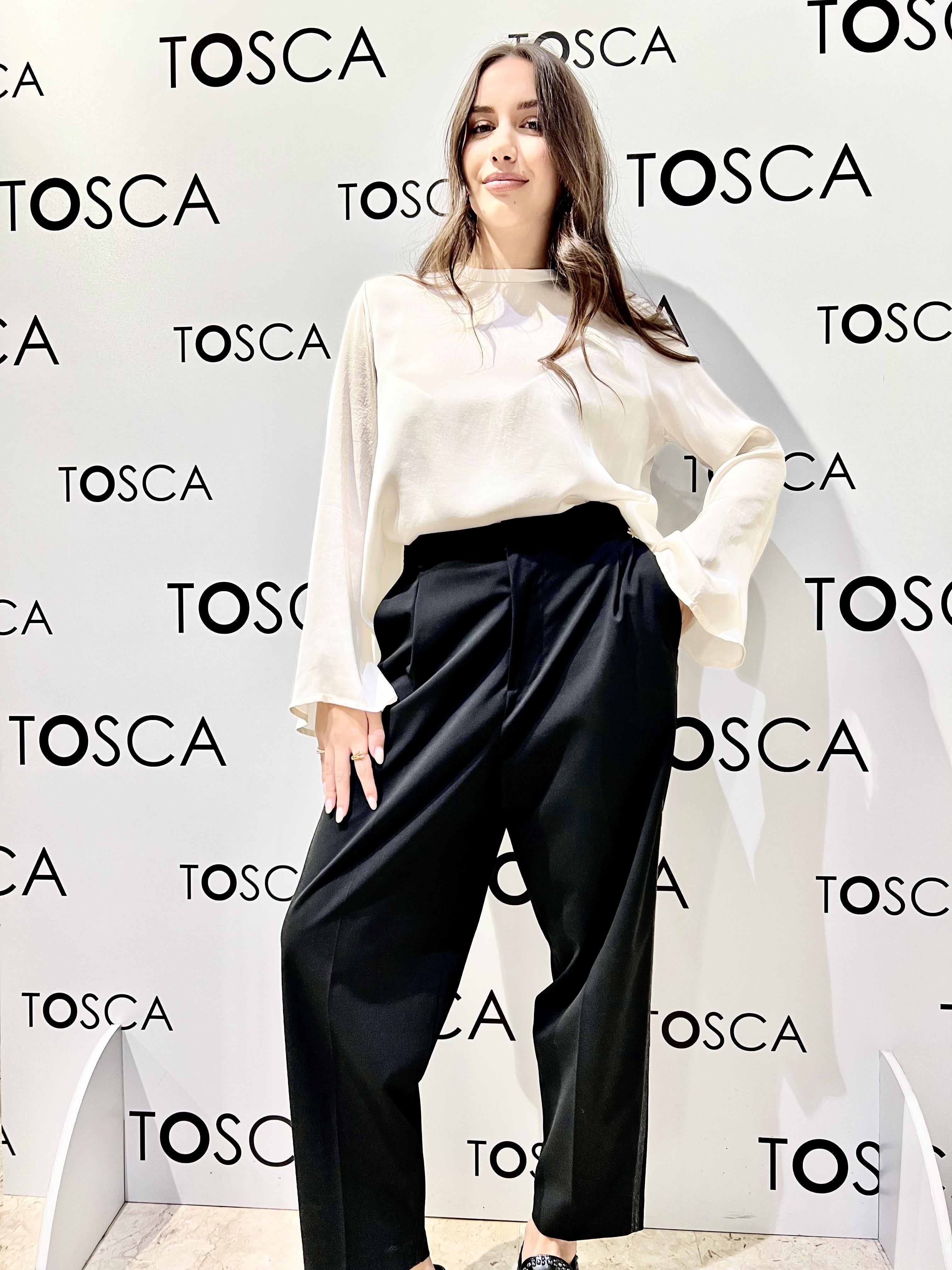 blusa avorio maniche a calle W38F1078-25313BSBURRO SOUVENIR