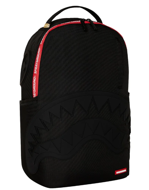 zaiinetto sprayground printed zipper shark dlxr backpack 910B6017NSZNERO SPRAYGROUND