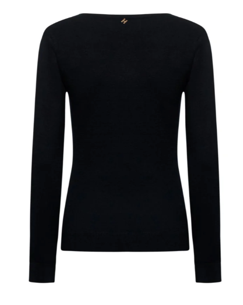 maglia a maniche lunghe silvian heach GPA25557TSNERO SILVIAN HEACH