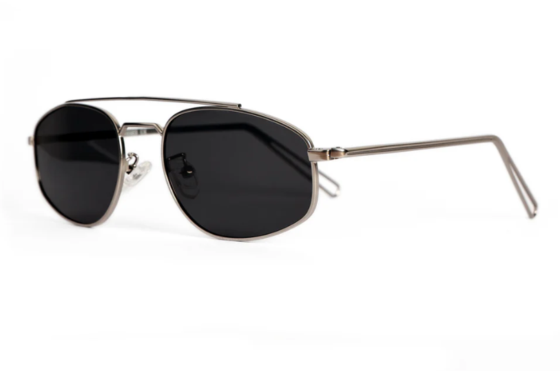 detroit silver black DETROIT SILVER BLACKSILVER BLACK OS SUNGLASSES