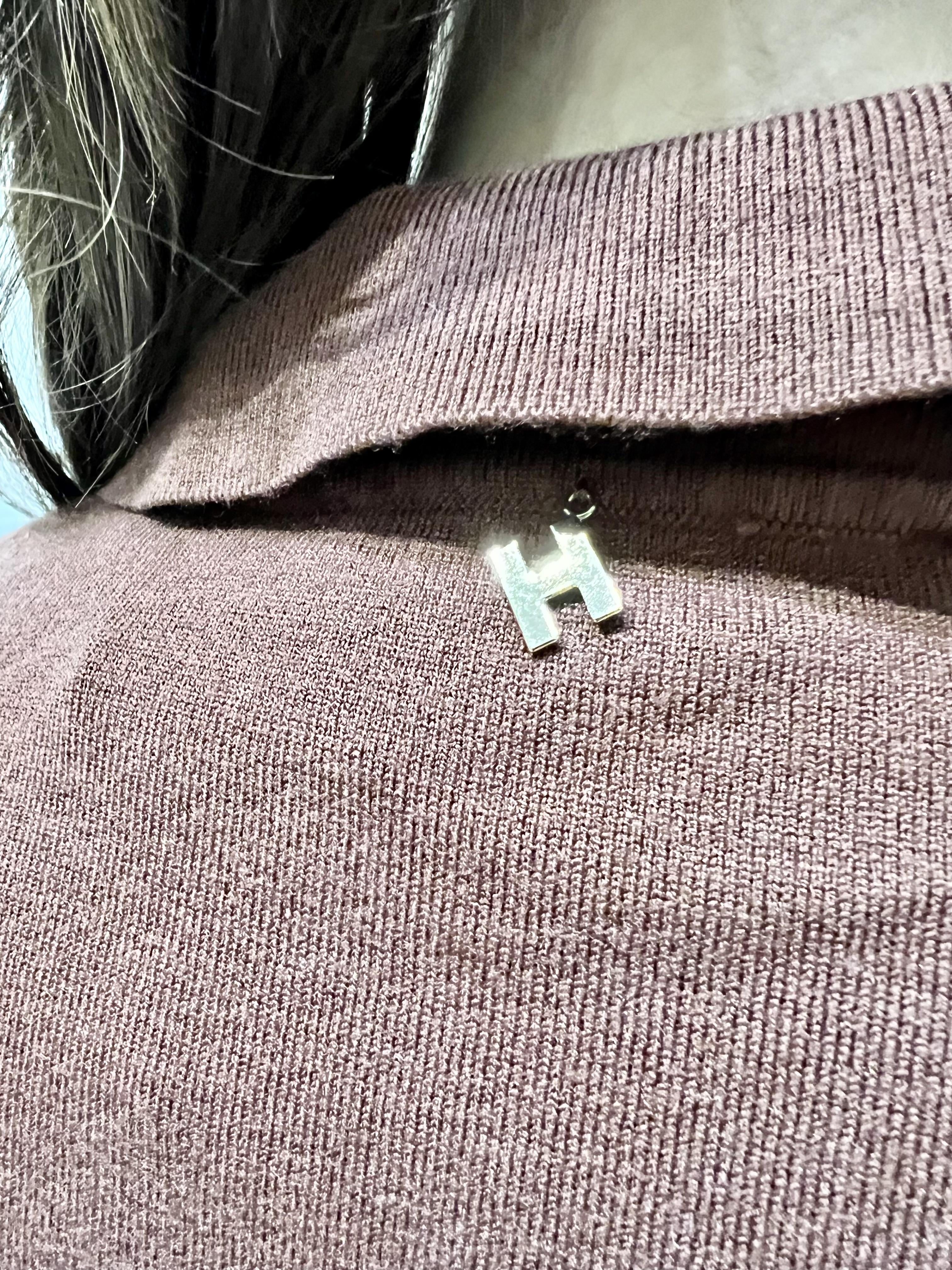 maglia con colletto e bottoni silvian heach GPP25555POMARRONE SILVIAN HEACH