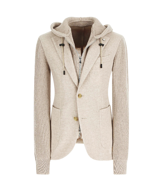 giacca con davantino e cappuccio lbm 1911 2826557013 LBM 1911