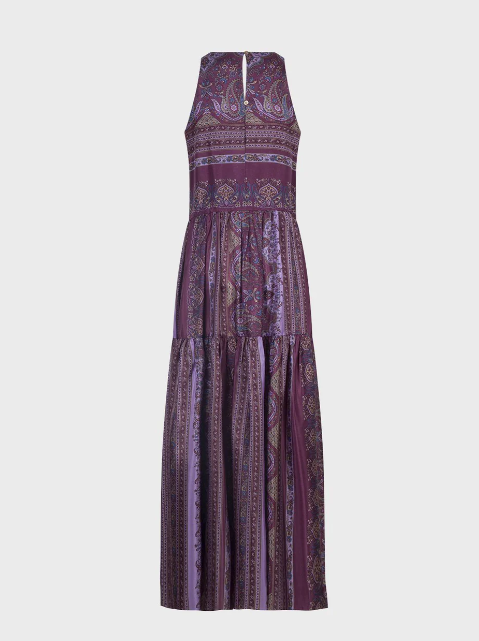 abito lungo seta ferrone S18XBFARDIENTEEFANTASIA UNICA FERRONE