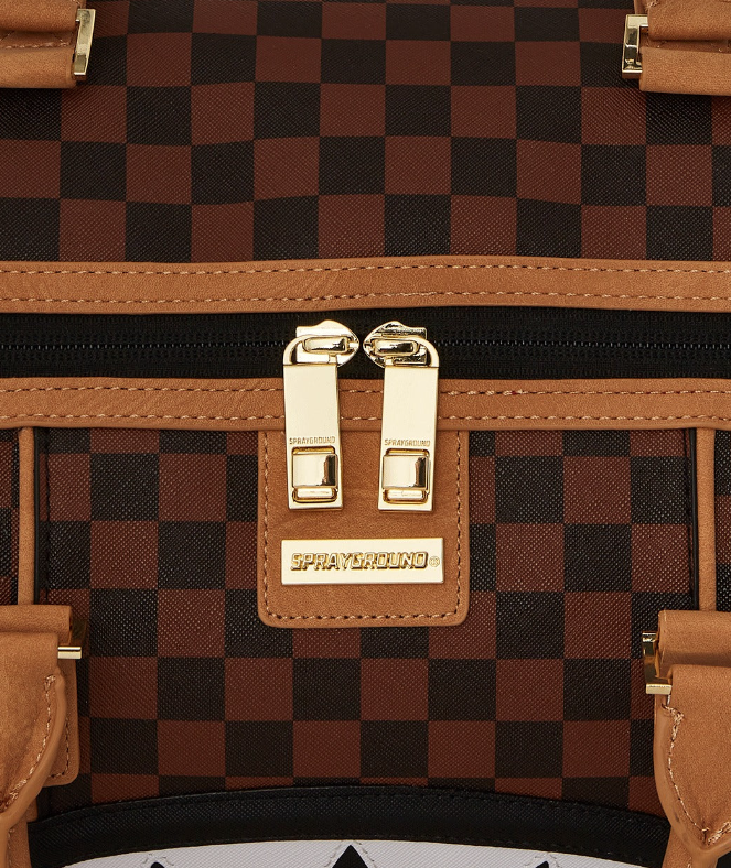 borsone sprayground hennyville duffle 910B7616NSZMARRONE SPRAYGROUND