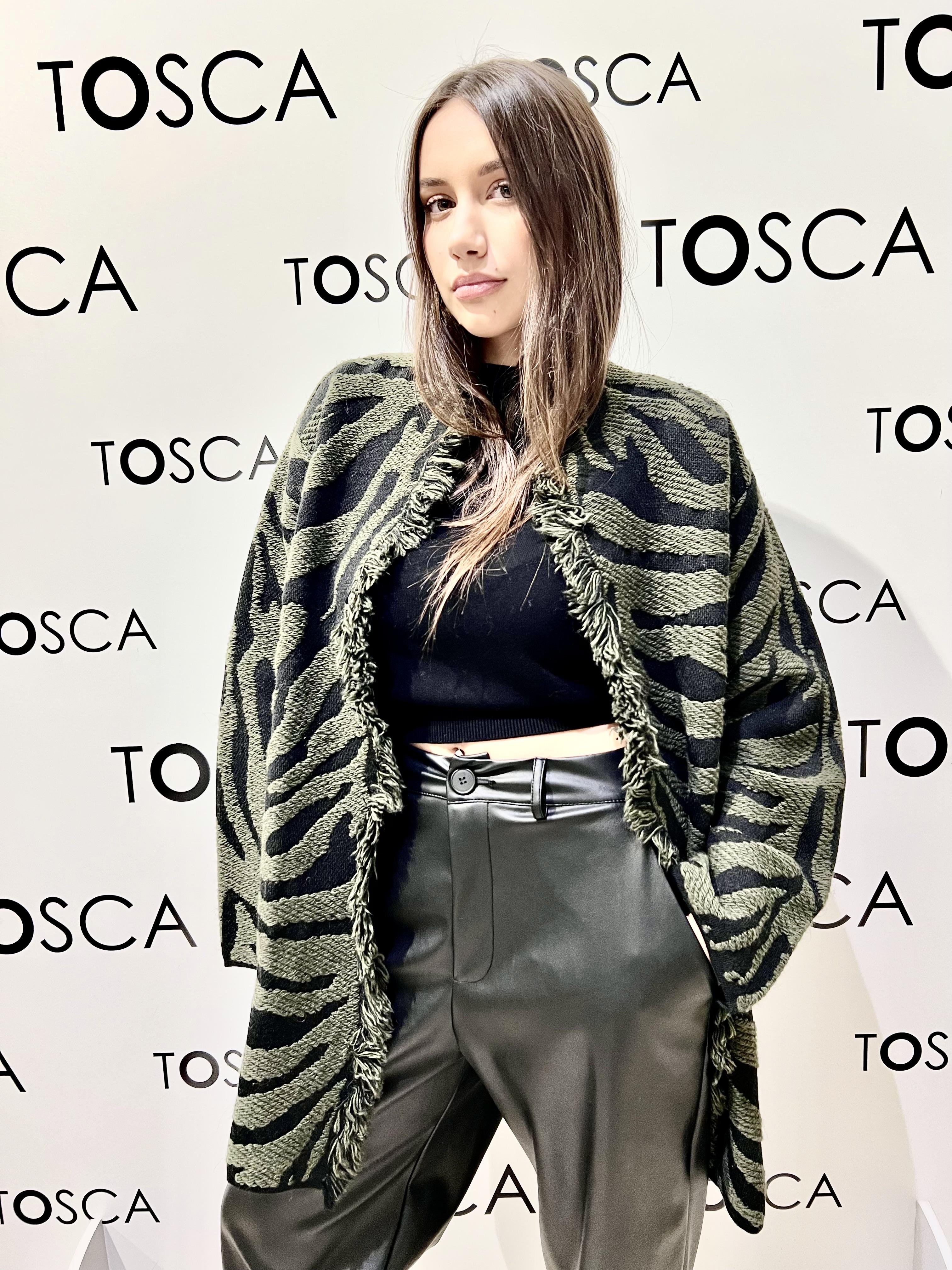 giacca zebrata kontatto 3M1033NIFANTASIA UNICA KONTATTO