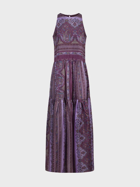 abito lungo seta ferrone S18XBFARDIENTEEFANTASIA UNICA FERRONE