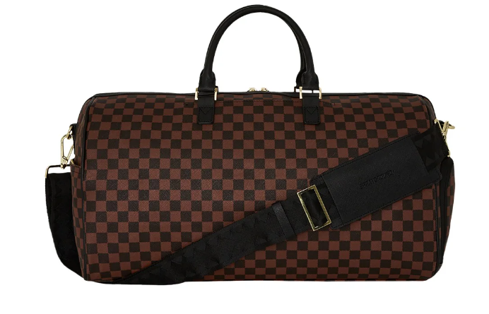 borsone sprayground sawtooth shark in paris duffle 910D7836NSZMARRONE SPRAYGROUND