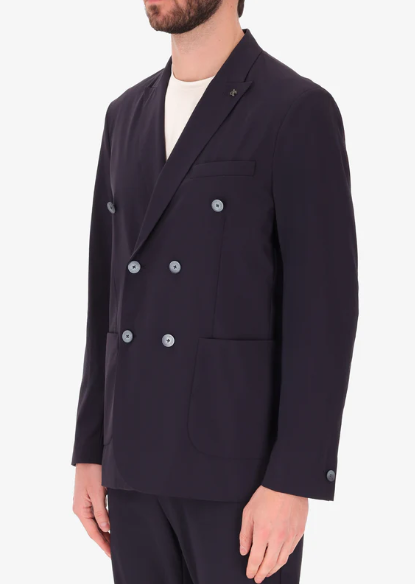 giacca high performance doppiopetto distretto12 C6U GA2357BLU DISTRETTO 12