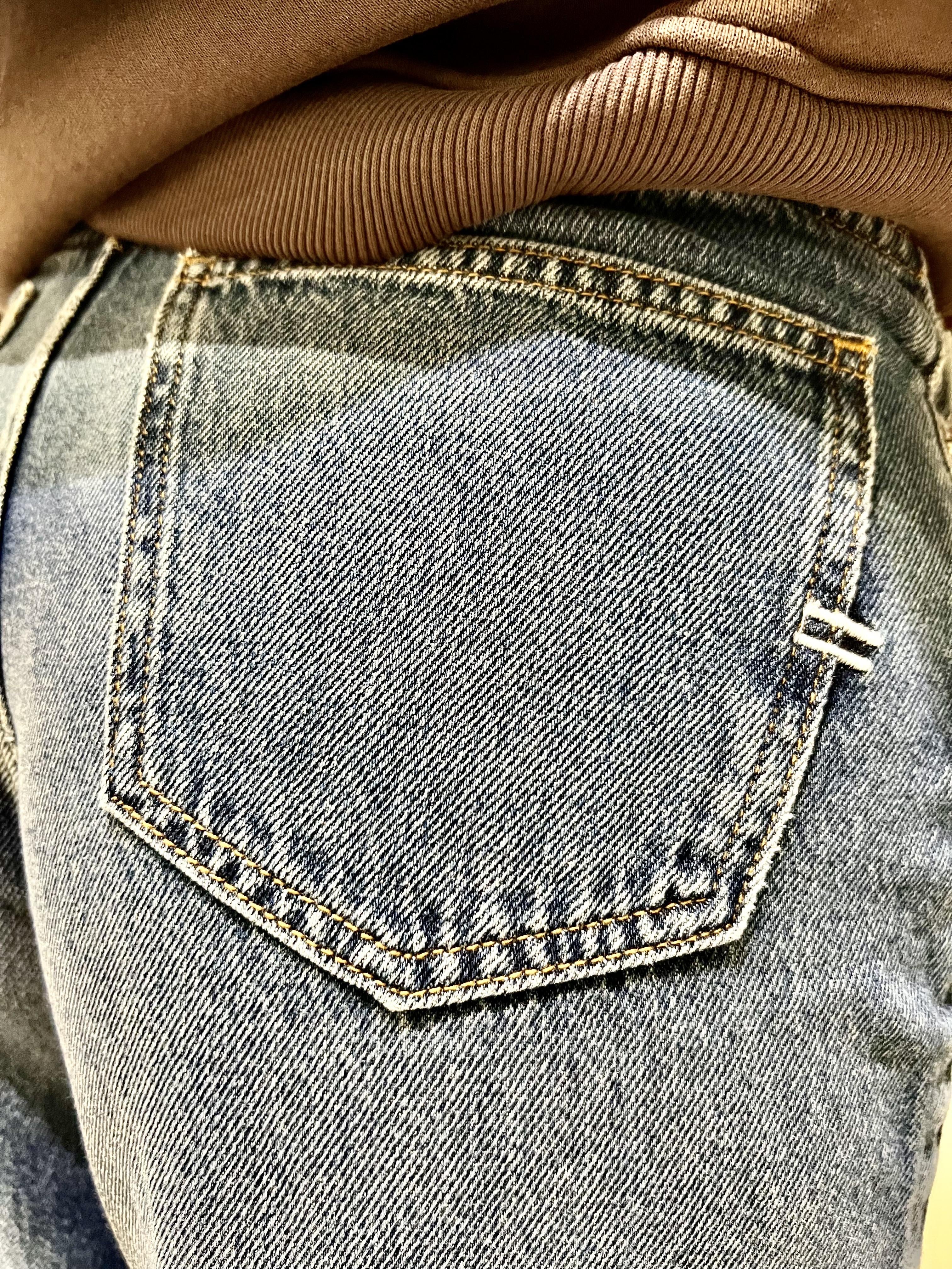 jeans sidney a palazzo ampio con vita alta e passante DF5159DENIM VICOLO