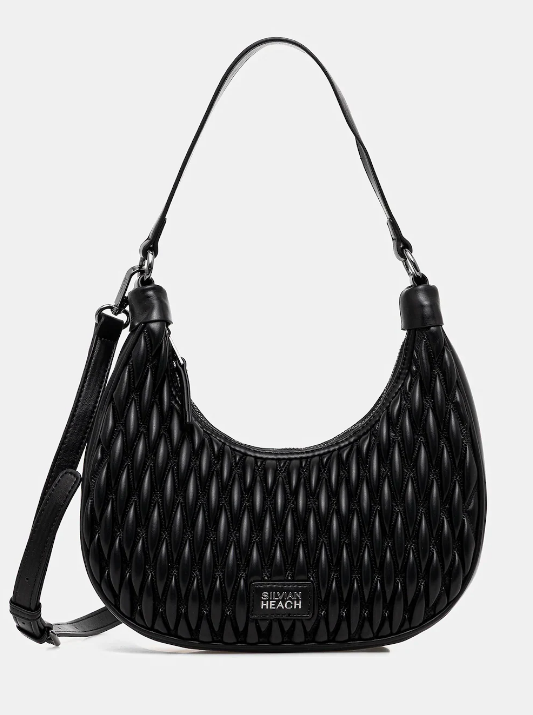 borsa effetto trapuntato con manico silvian heach RCA25034BONERO SILVIAN HEACH