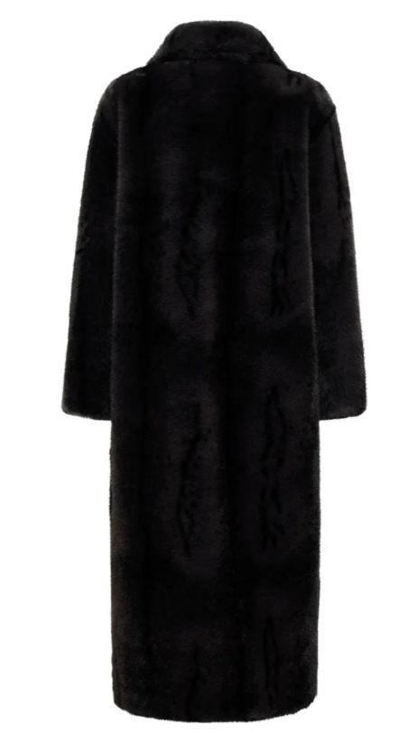 ecopelliccia lunga silvian heach GPA25544PLMARRONE SILVIAN HEACH