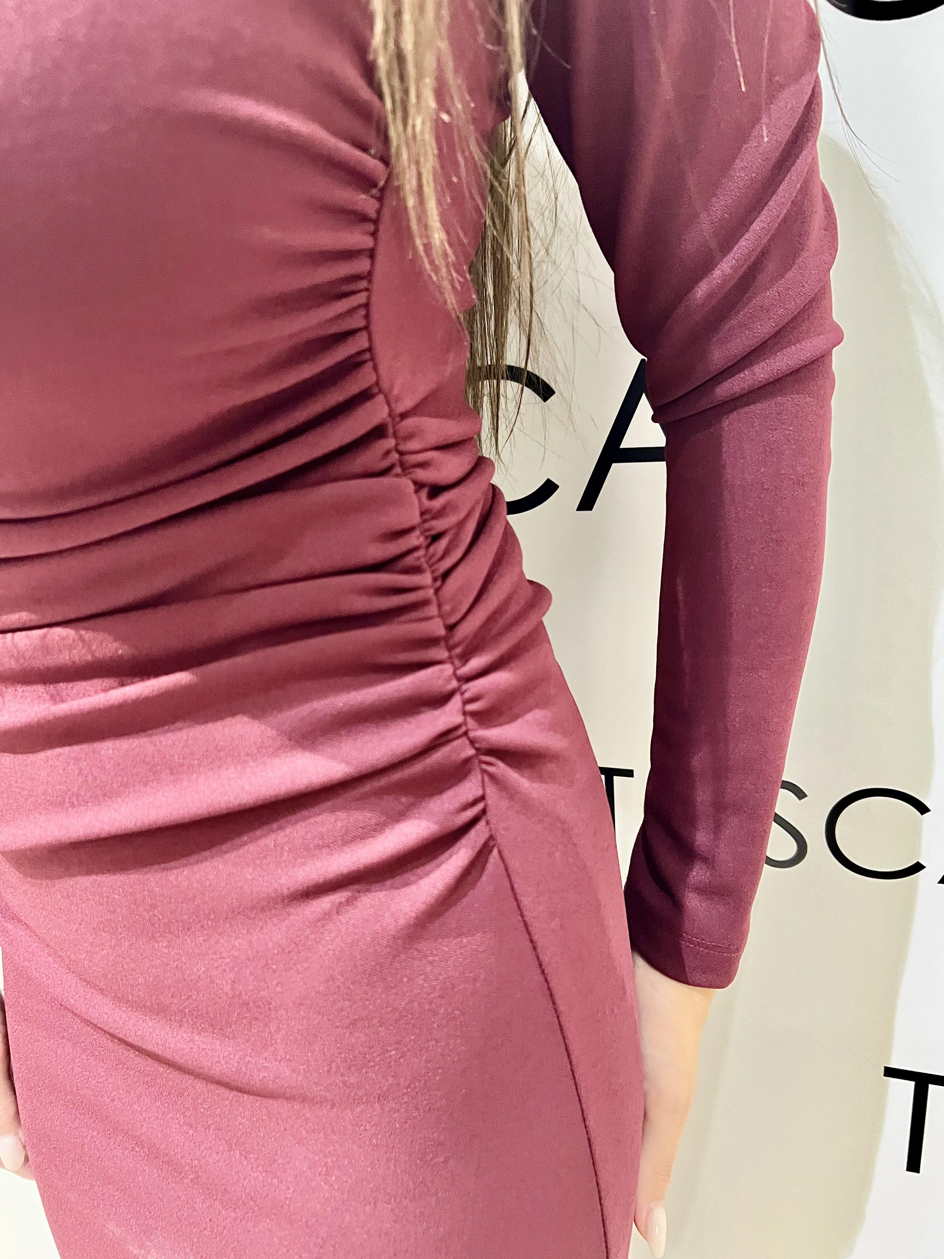 abito con maniche lunghe souvenir S36M0998-31326IJBORDEAUX SOUVENIR