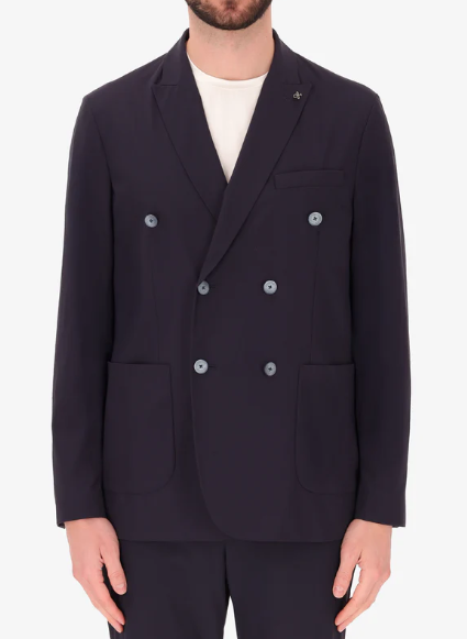 giacca high performance doppiopetto distretto12 C6U GA2357BLU DISTRETTO 12