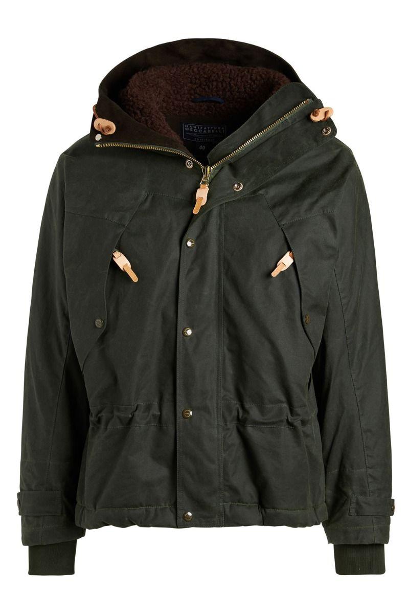 mountain jacket fleece lining 7003 WXDARK GREEN MANIFATTURA CECCARELLI
