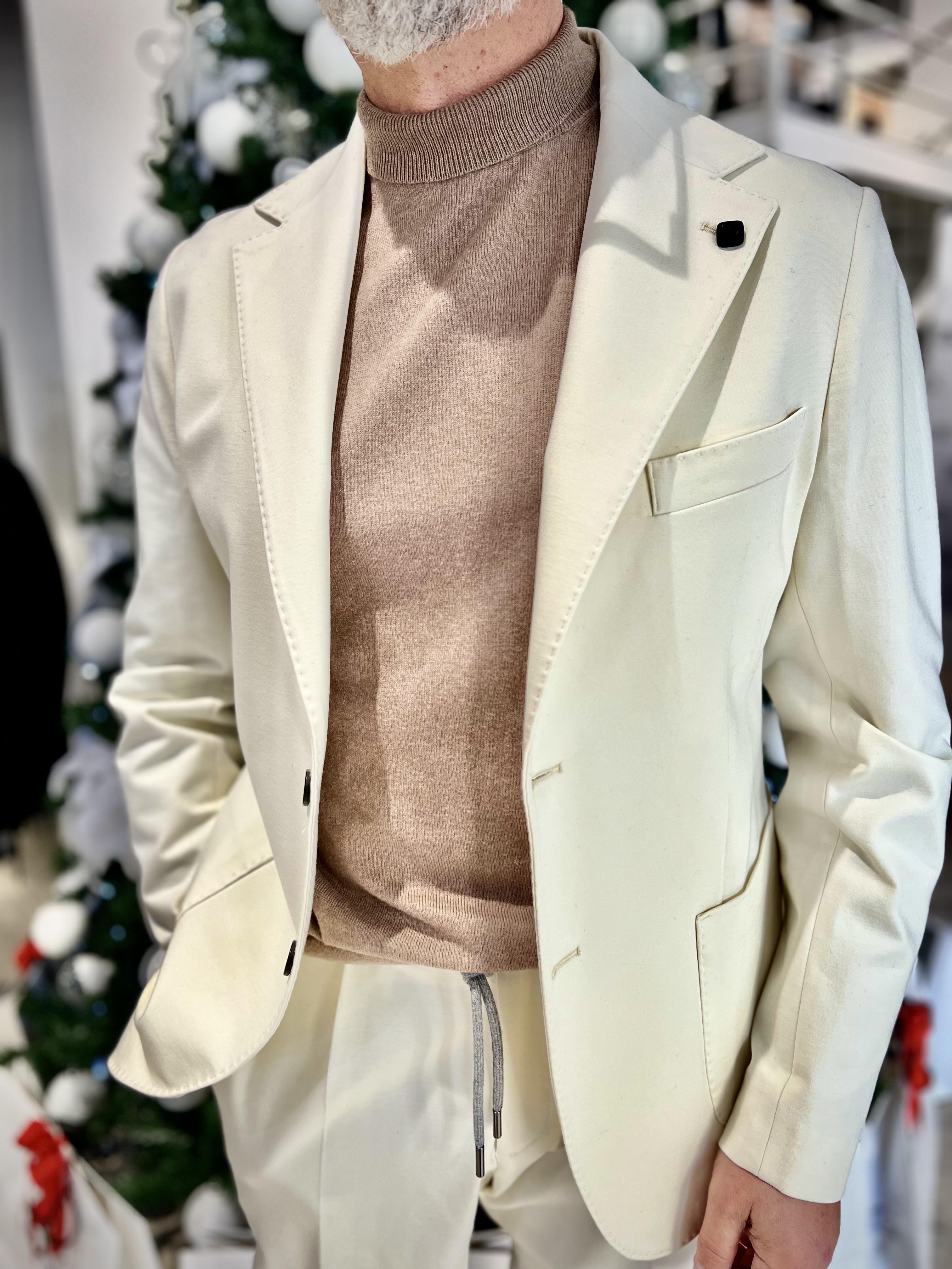 blazer man 45 il buon vino Outfit OF1F2W5G003AVORIO OUTFIT