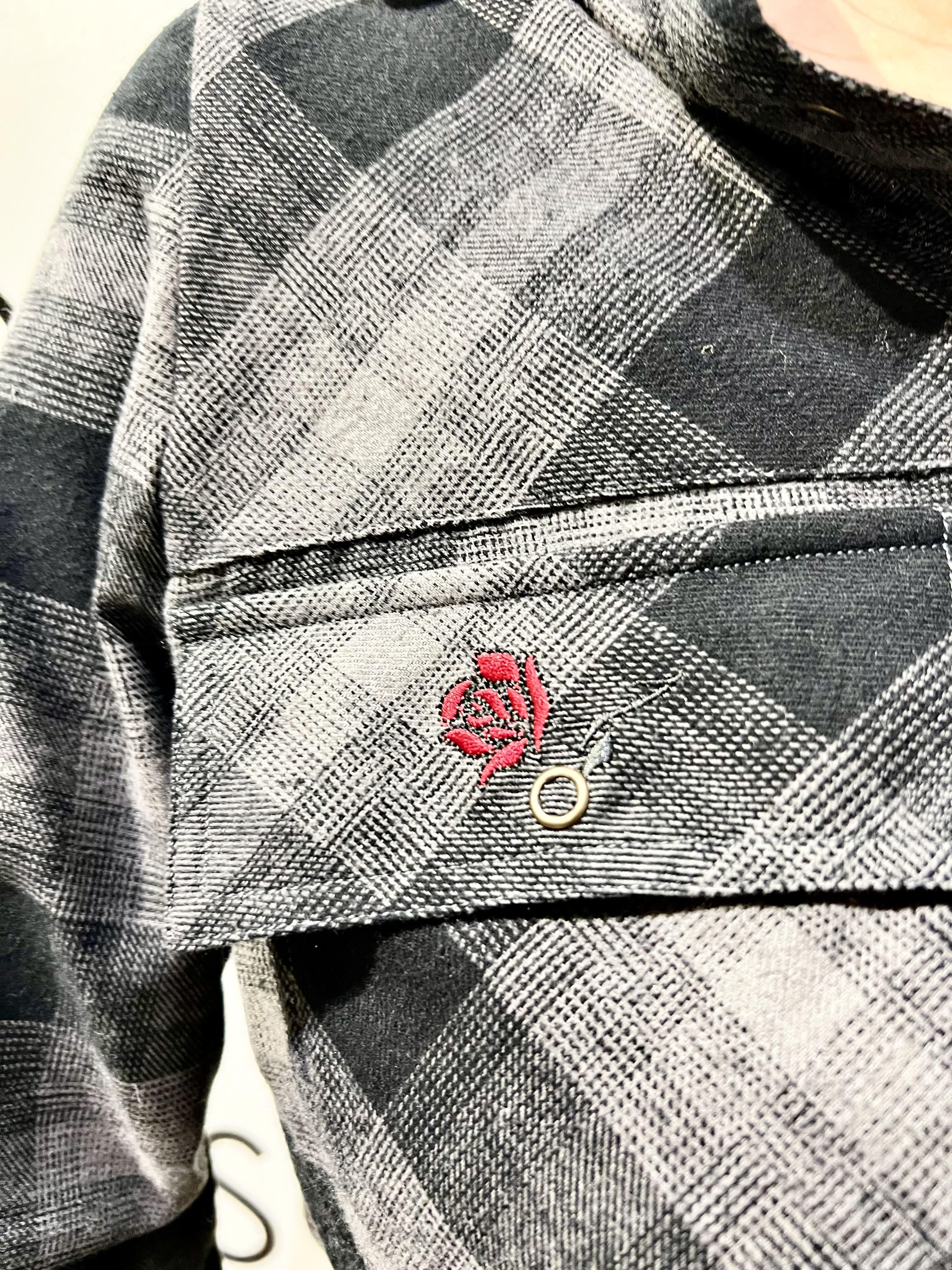 abito chemisier con orli sfrangiati grigio ferro GAABW06803GRIGIO GAELLE