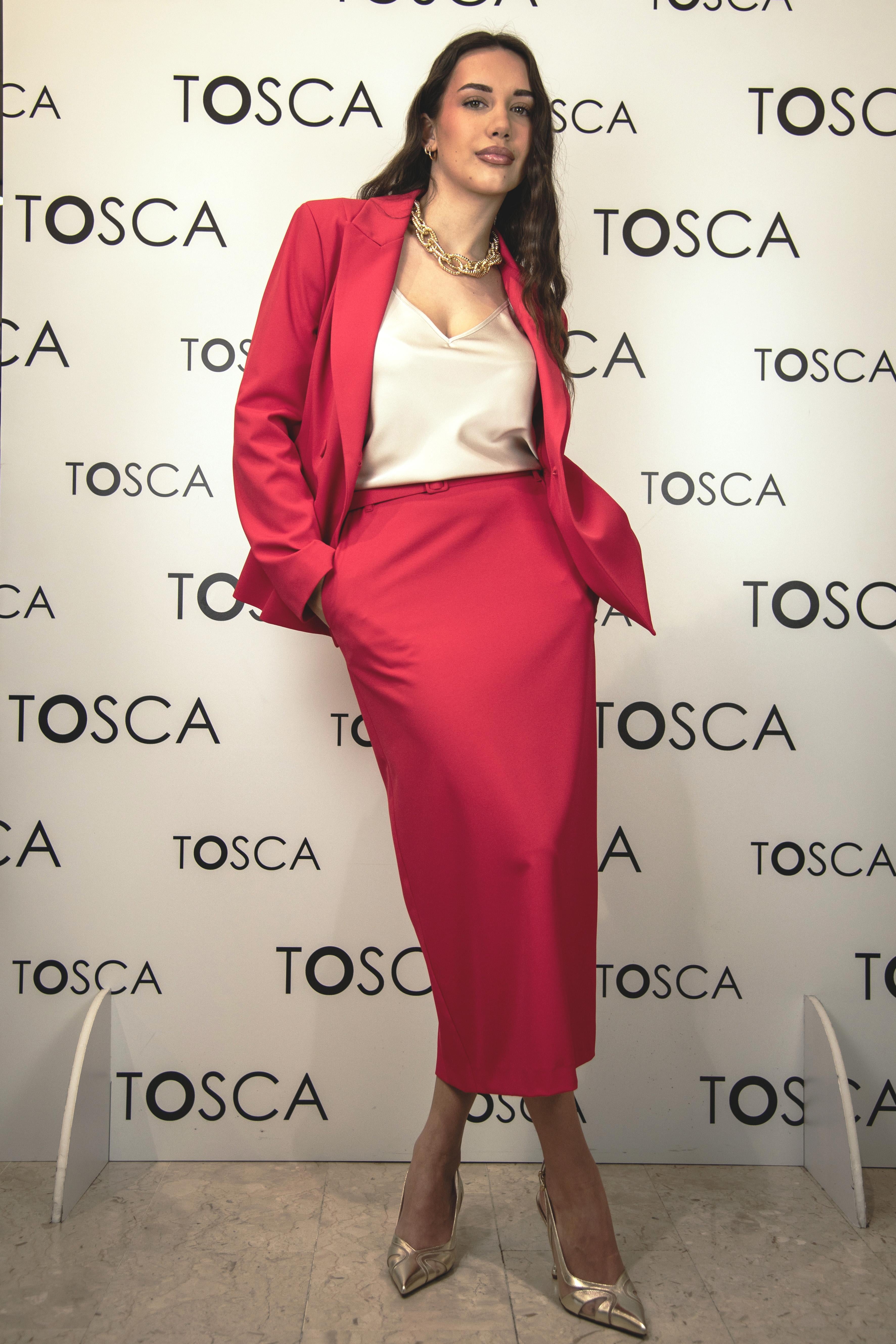 gonna longuette angela davis SP9KA14ROSSO ANGELA DAVIS