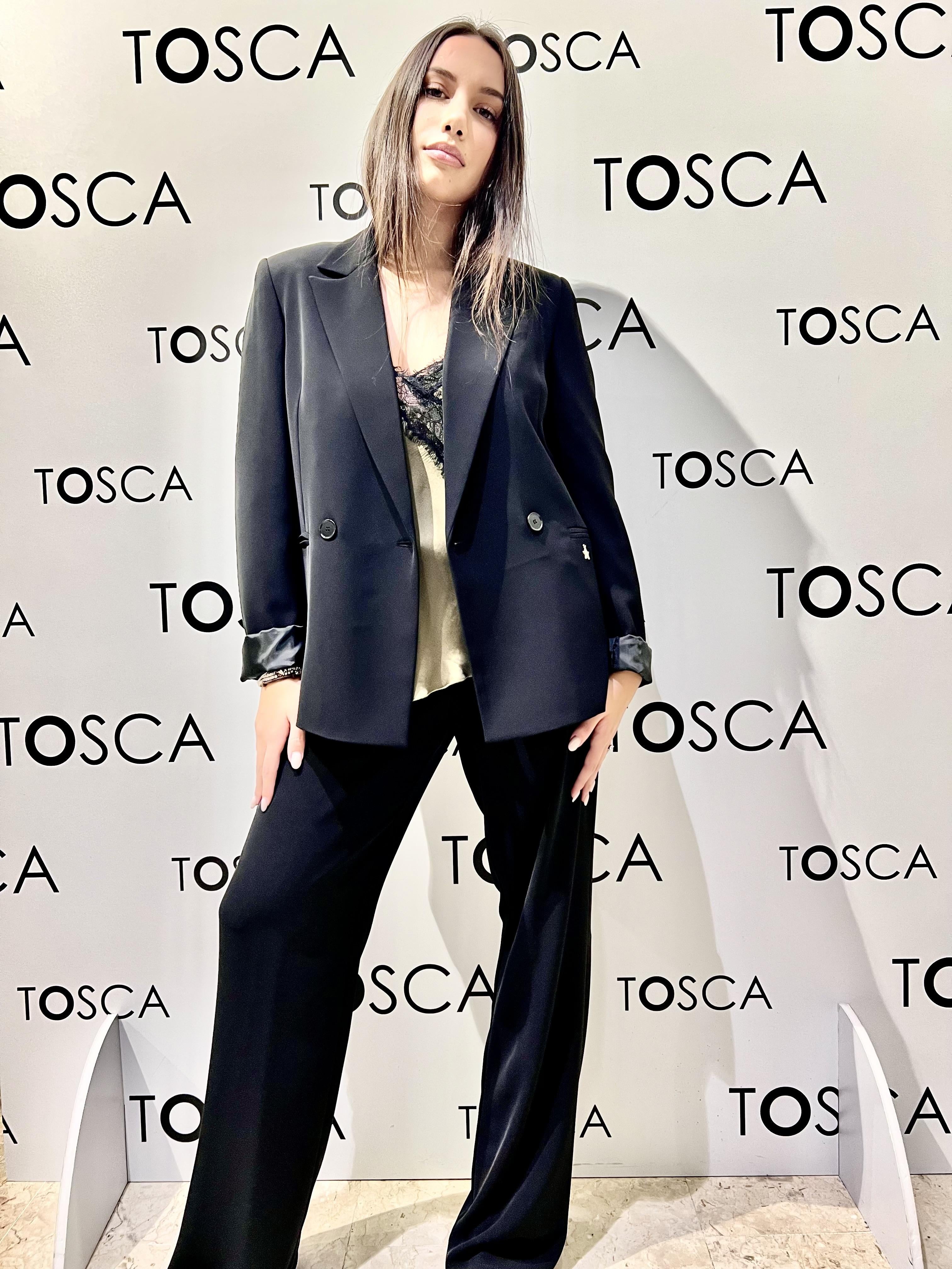 giacca doppiopetto e pantaloni souvenir W38S0458-LUCENERO SOUVENIR