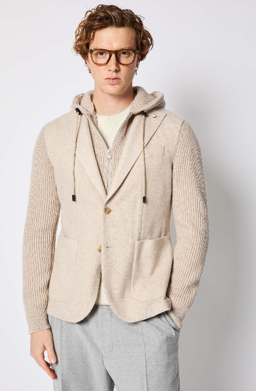 giacca con davantino e cappuccio lbm 1911 2826557013 LBM 1911