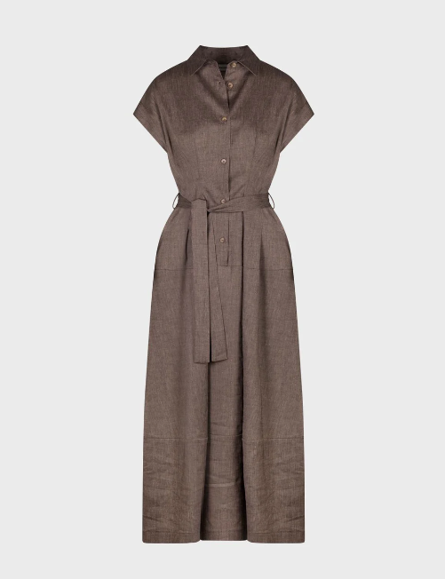 abito in lino viscosa ferrone S23XBFBALIZARCUOIO FERRONE