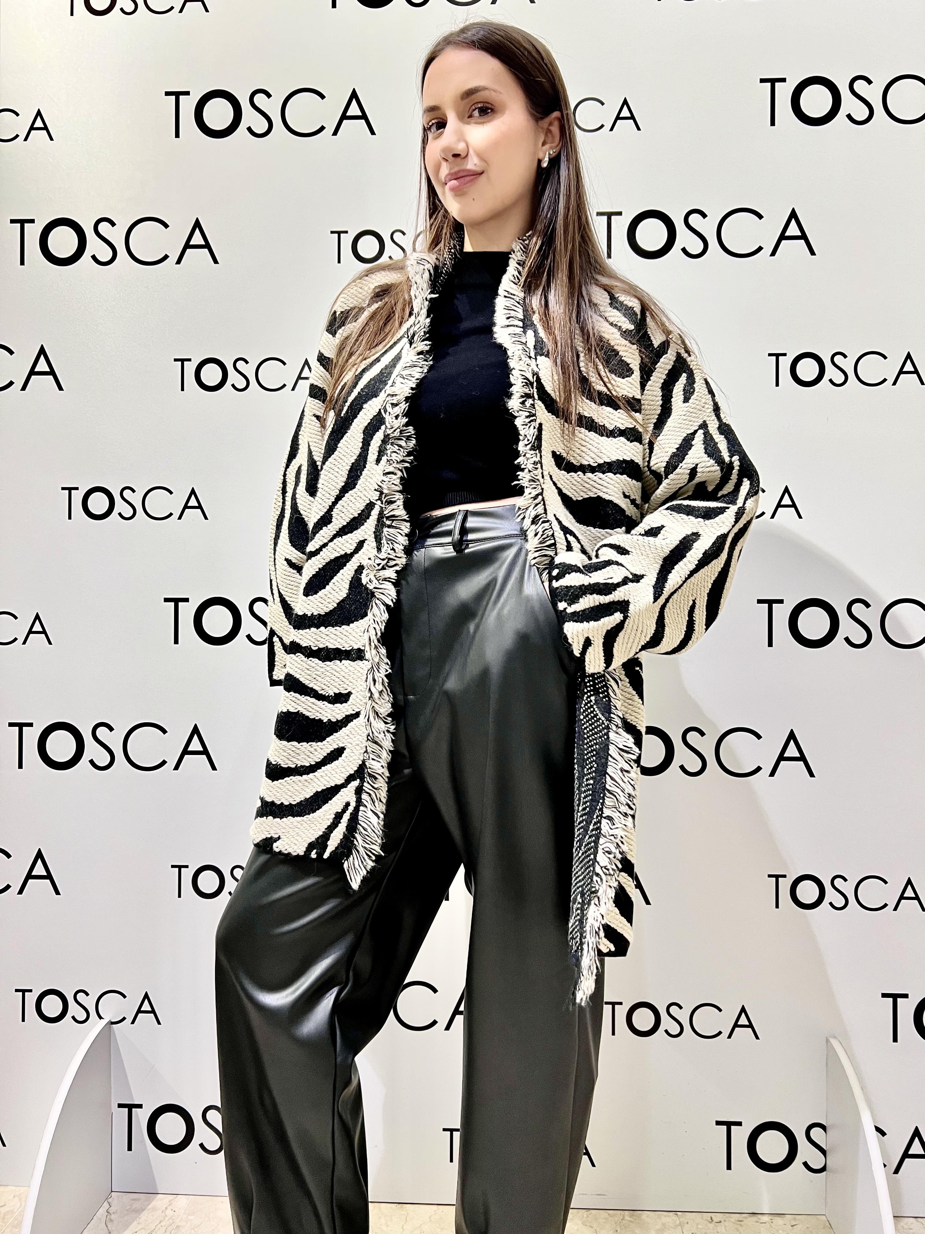 giacca zebrata kontatto 3M1033NIFANTASIA UNICA KONTATTO