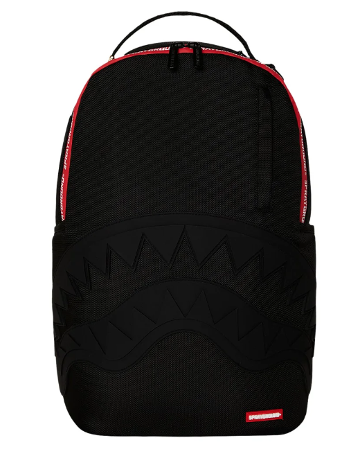 zaiinetto sprayground printed zipper shark dlxr backpack 910B6017NSZNERO SPRAYGROUND