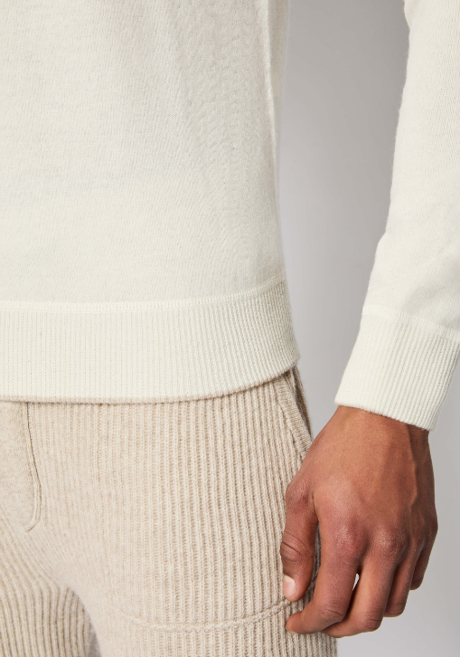 maglia girocollo in lana e cashmere lbm 1911 6363AVORIO LBM 1911