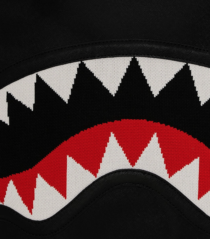 zainetto sprayground fly knit mouth dlxs satin backpack 910B7754NSZNERO SPRAYGROUND