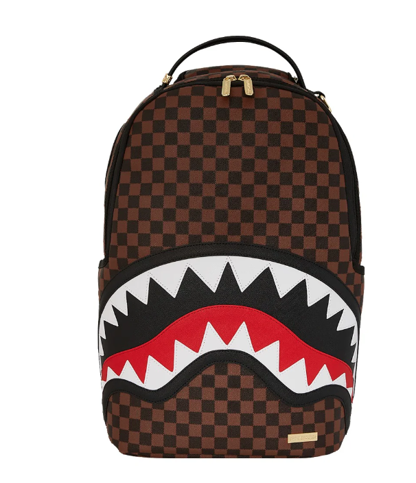 zaiinetto sprayground sawtooth sharks in paris dlxsv backpack 910B7200NSZMARRONE SPRAYGROUND