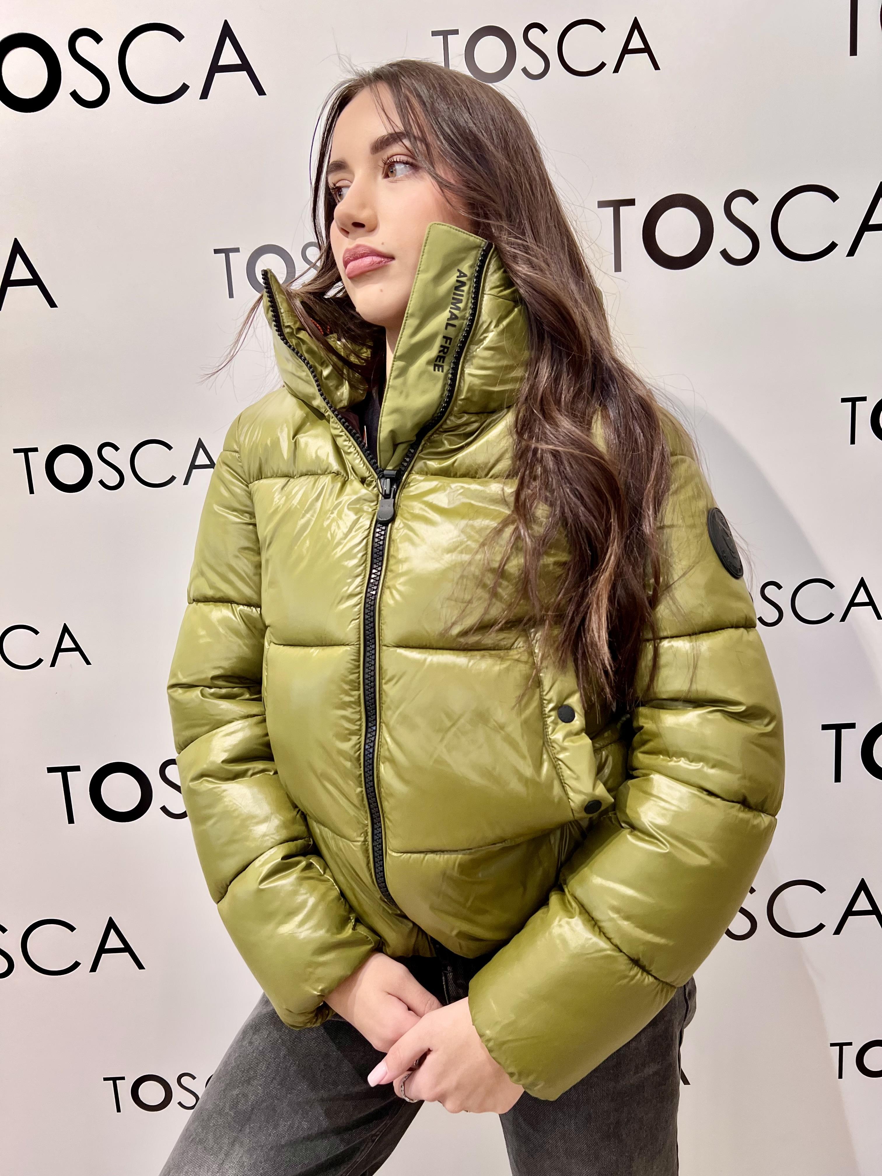 Piumino corto verde Donna Save The Duck D31989W LUCK19 BIDDY 50064VERDE SAVE THE DUCK