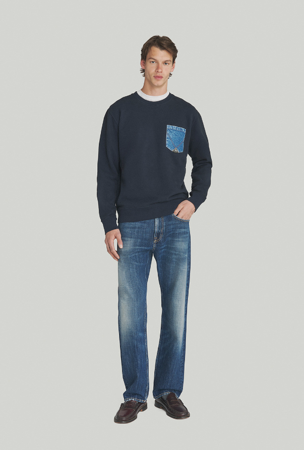 felpa girocollo pocket CREW NECK POCKET MANBLU ROY ROGERS