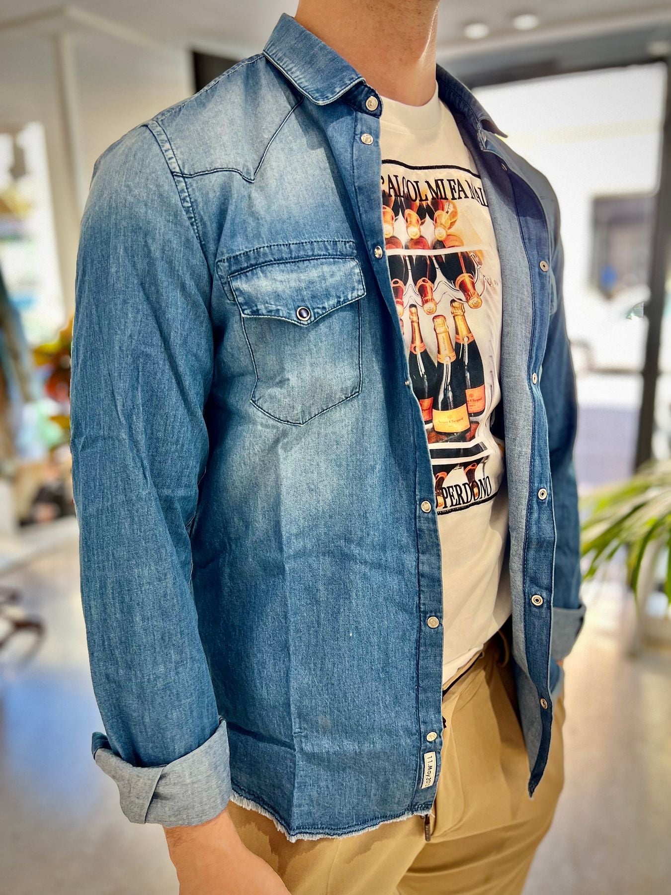 Camicia Jeans Alessandrini