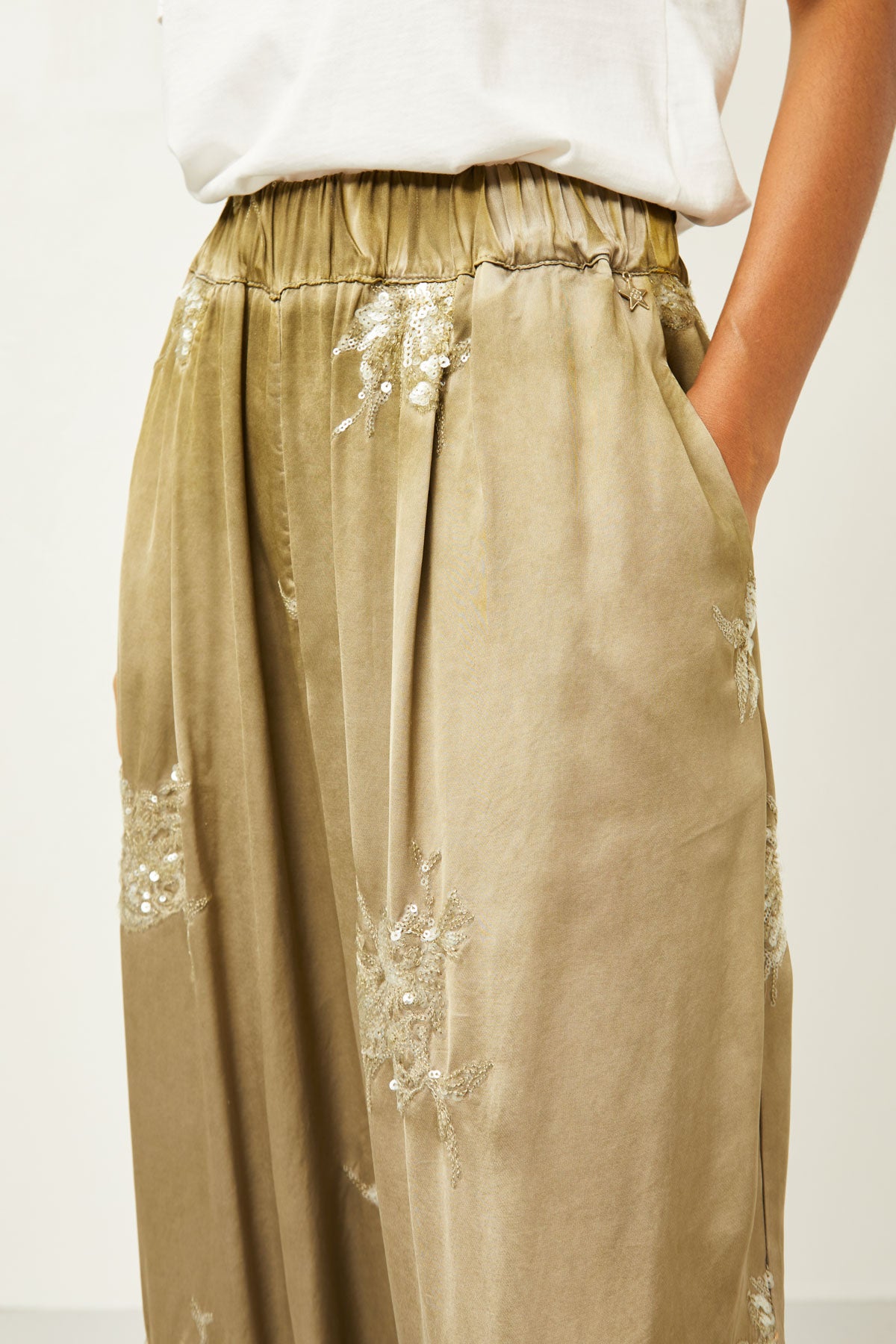 Pantaloni Con Paillettes Souvenir